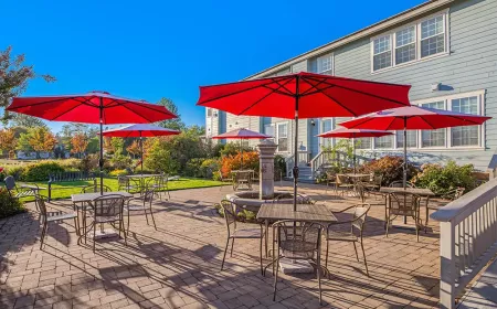 Exterior patio area