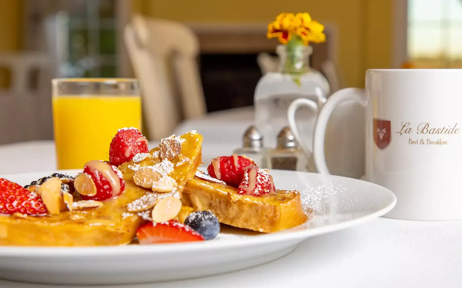 French Toast Breakfast with Juice